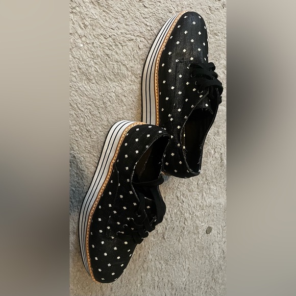 Zara platform shoes strips and pokey dots, good condition - Picture 5 of 6